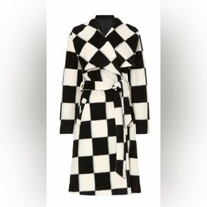 Hutch Juni Black and White Coat